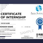 Internship Certificate SAMPLE NEW